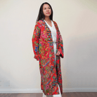 Kasih Coop Long Quilted Batik Jacket