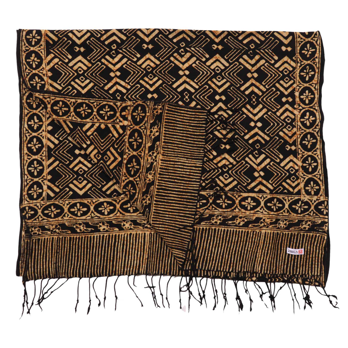 Arrow batik cotton scarf