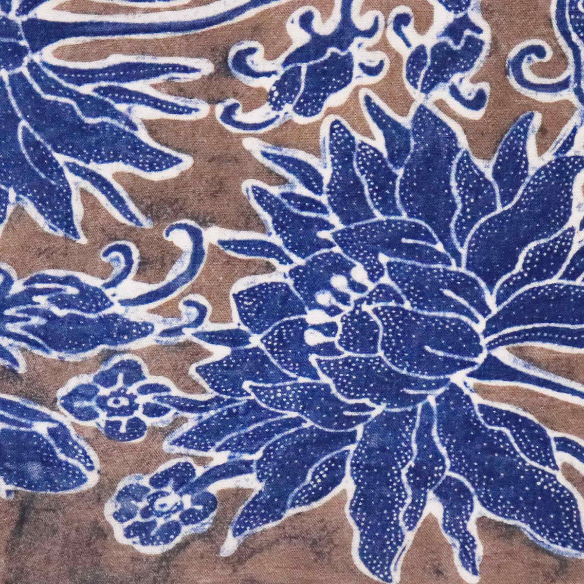 Lotus Blossom batik cotton bandana