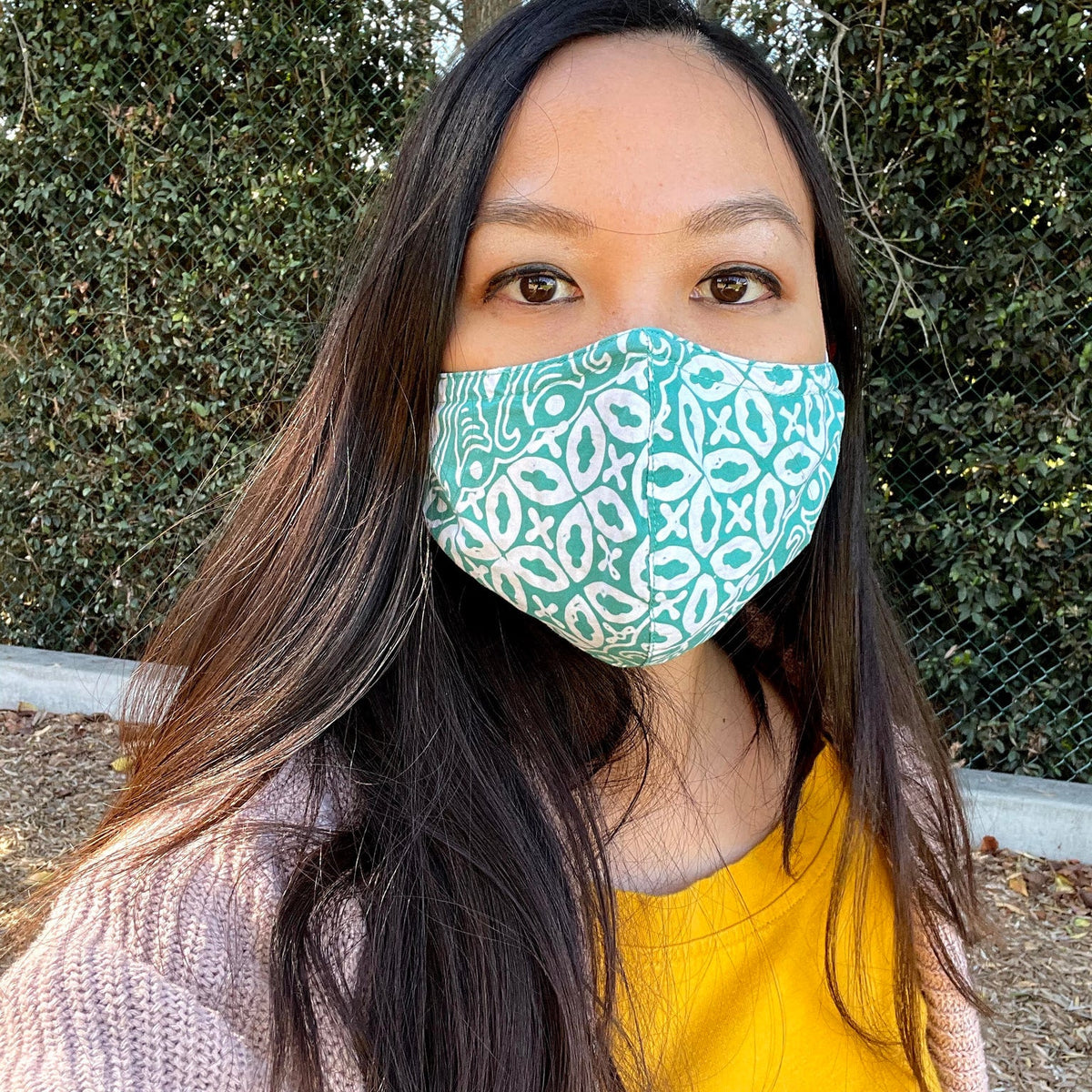 Royalty batik cotton face mask, Gili Collection