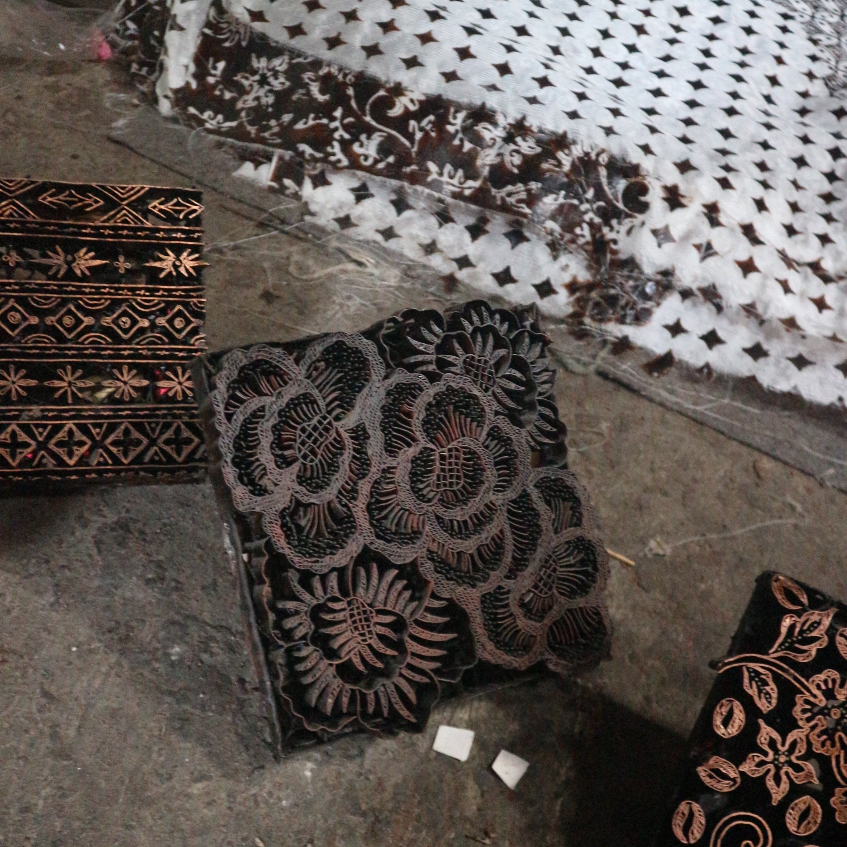 copper plate stamp batik