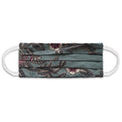 Rectangle Batik Face Mask with Insert Pocket - Light Green