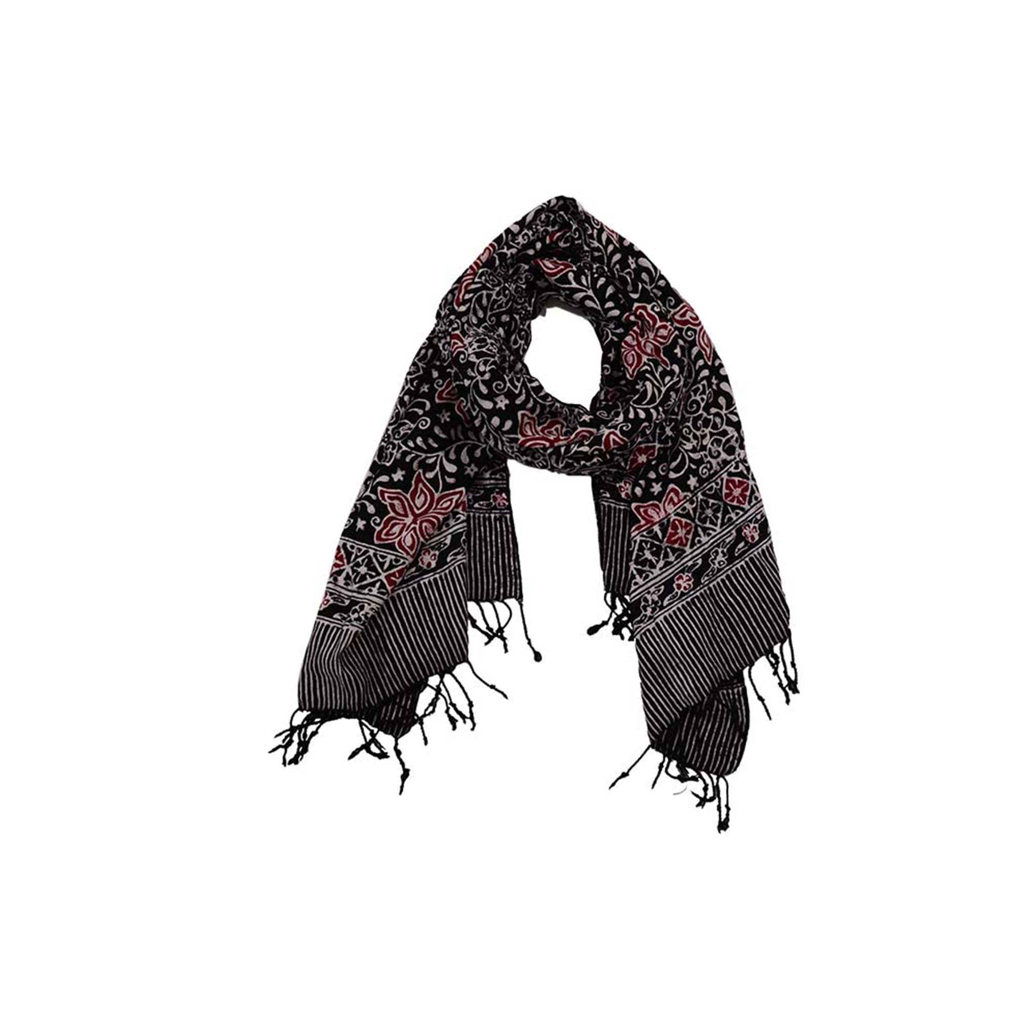 Kasih Co-op batik scarf in Star pattern, a corporate and client gifting option