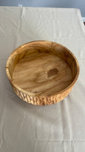 Load image into Gallery viewer, Large Teak Wood Big Carving Salad Bowl with Carvings on the Side, Handcarved in Indonesia