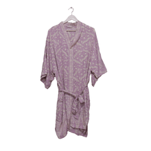 Load image into Gallery viewer, Handmade Batik Robe/ Kimono - Cotton Paris - Lavender