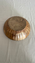 Load image into Gallery viewer, Medium Suar Wood Fruit Bowl, Handcarved in Indonesia, Flat Wooden Bowl