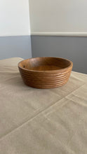 Load image into Gallery viewer, Suar Wood Small Bowl with Caving with All Around Carvings, Hand Turned by Indonesian Artisans