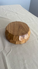 Load image into Gallery viewer, Suar Wood Small Bowl with Caving, Hand Turned by Indonesian Artisans