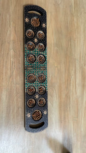 Mancala Albacia Wood Dakon Folding Congklak Board Game