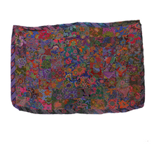 Load image into Gallery viewer, Handmade Reversible Printed Batik Quilt Blanket / Throw - TR0072 - Size 47&quot;x79&quot;