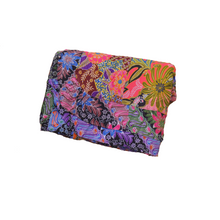 Load image into Gallery viewer, Handmade Reversible Printed Batik Quilt Blanket / Throw - TR0072 - Size 47&quot;x79&quot;