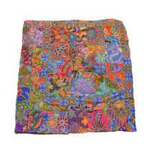 Load image into Gallery viewer, Handmade Reversible Printed Batik Quilt Blanket / Throw - TR0091 - Size 63&quot;x87&quot;