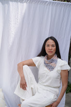 Load image into Gallery viewer, Batik Bandana - Songket Blue Yellow