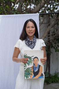 Batik Bandana - Lyrical in Black and White