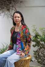Load image into Gallery viewer, Handmade Quilted Printed Batik Jacket Blazer - Cotton