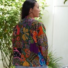 Load image into Gallery viewer, Handmade Quilted Printed Batik Jacket Blazer - Cotton