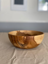 Load image into Gallery viewer, Large Teak Wood Big Carving Salad Bowl with Top Carving, Handcarved in Indonesia