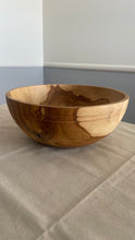 Load image into Gallery viewer, Large Teak Wood Big Carving Salad Bowl with Top Carving, Handcarved in Indonesia