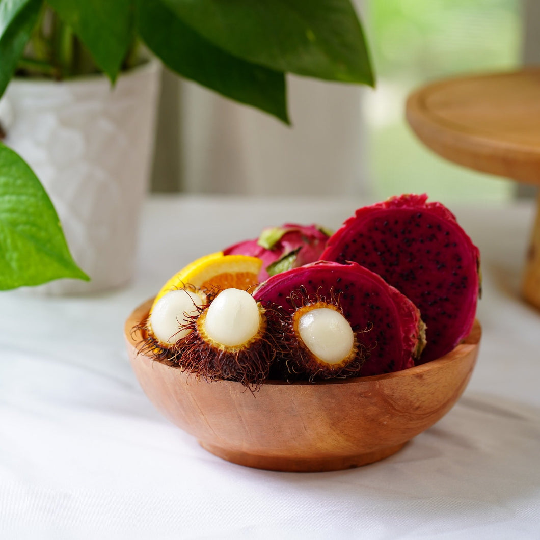 Kasih Coop Mahogany Bowl Handmade Small