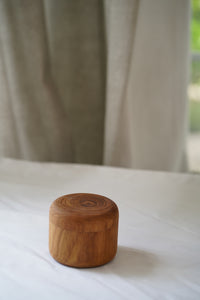 Small Teak Wood Seasoning Bowl