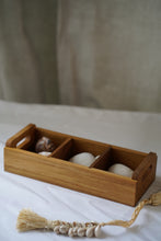 Load image into Gallery viewer, Teak Wood Rectangle Sugar Tray large