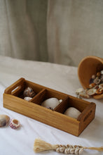 Load image into Gallery viewer, Teak Wood Rectangle Sugar Tray large