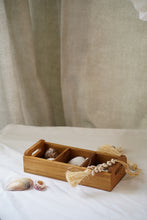 Load image into Gallery viewer, Teak Wood Rectangle Sugar Tray large
