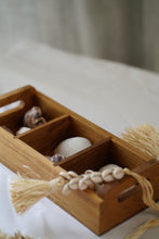 Load image into Gallery viewer, Teak Wood Rectangle Sugar Tray large