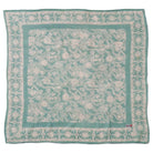 Turquoise Machete and Flower Petals batik bandana in 100% soft cotton by Kasih Co-op