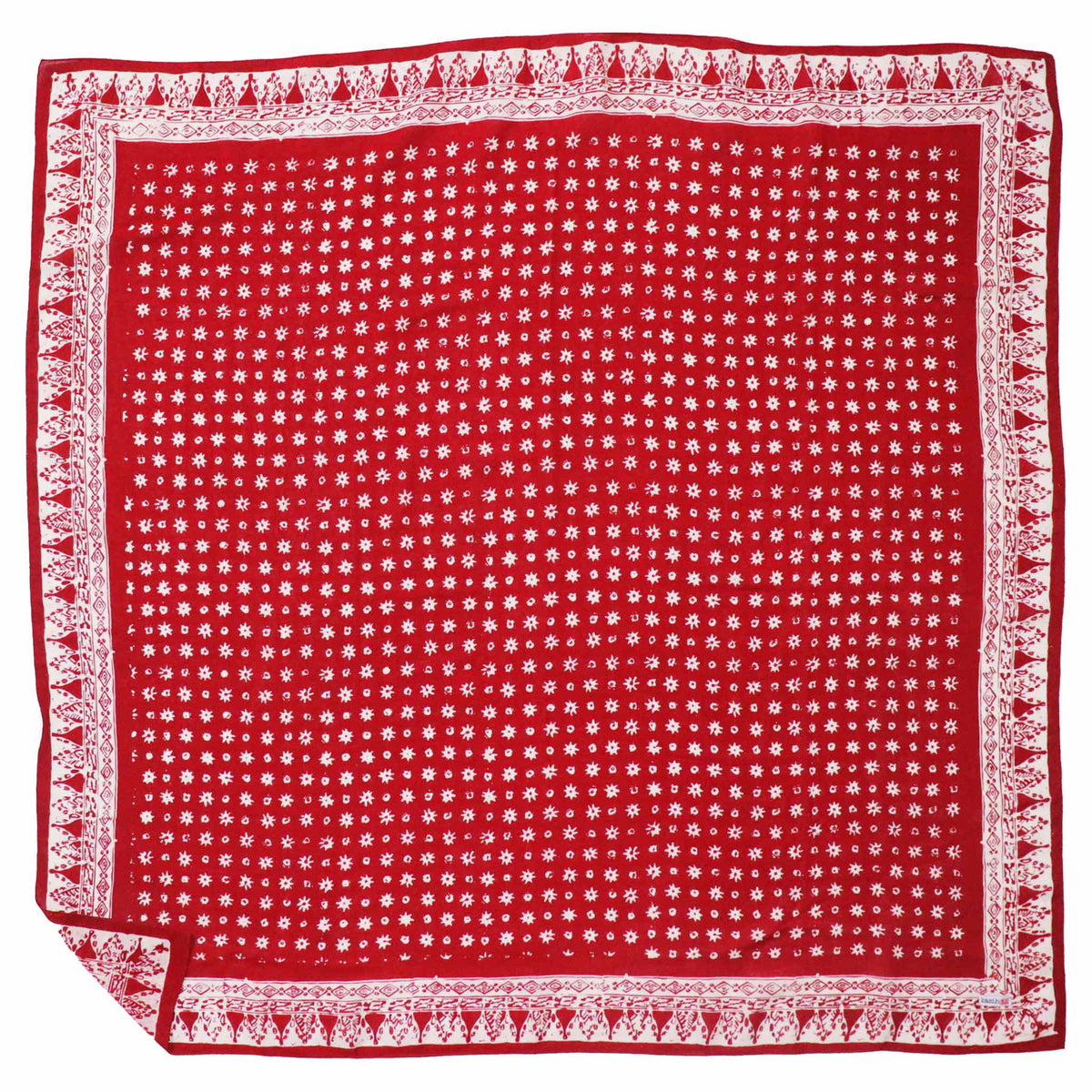Large 27 inch Celebration batik bandana in 100% soft cotton by Kasih Co-op