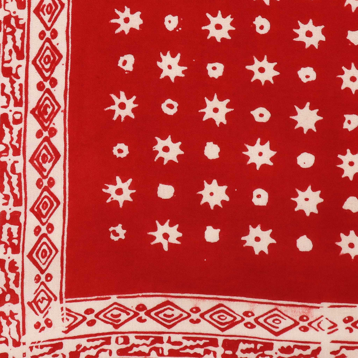 Celebration hand-dyed batik bandana, oversized 27 x 27 inches