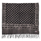 Black Mirage batik cotton scarf