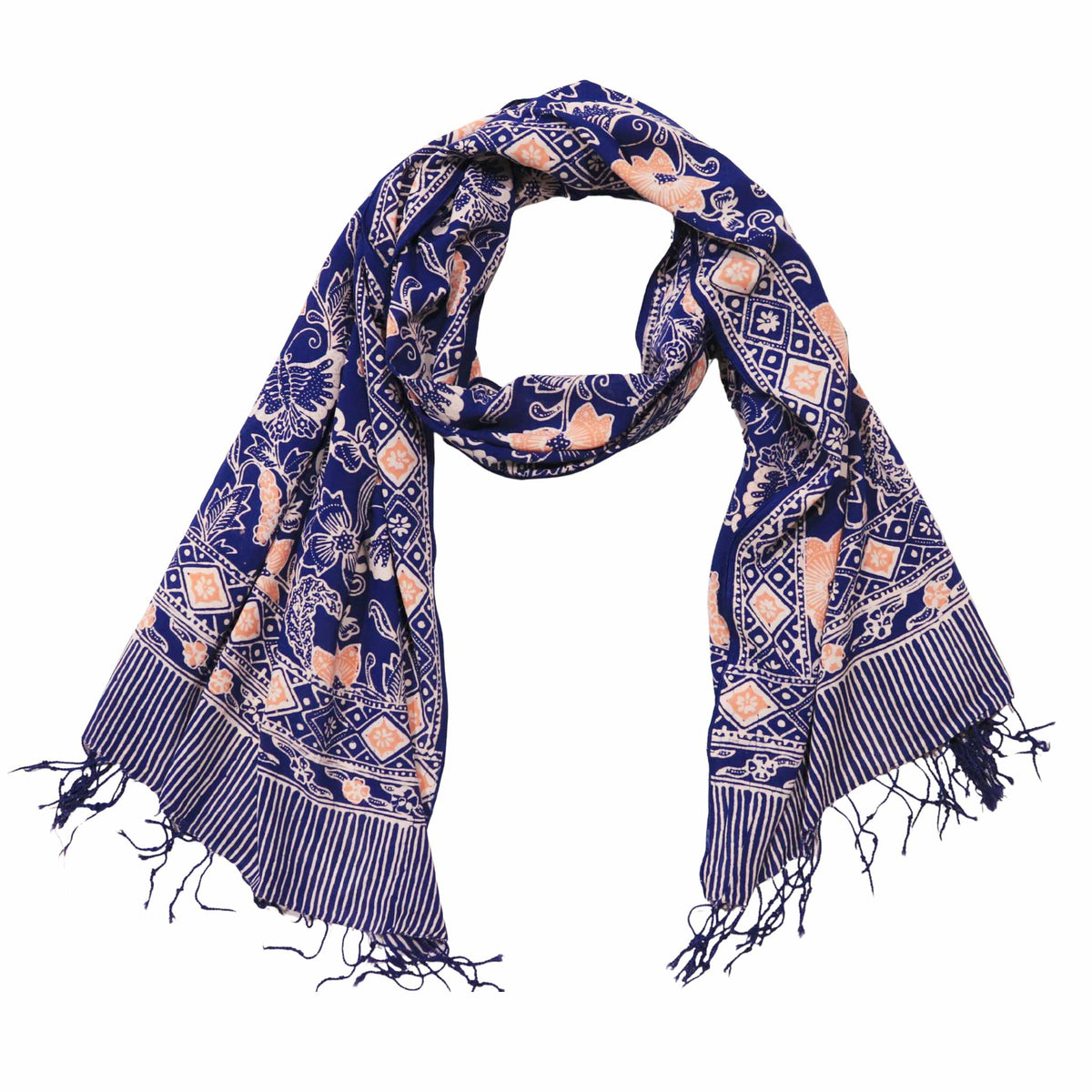 Passion Flutter batik cotton scarf