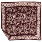 Sunrise, Plum batik cotton bandana