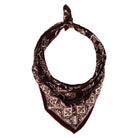 Sunrise, Plum batik cotton bandana