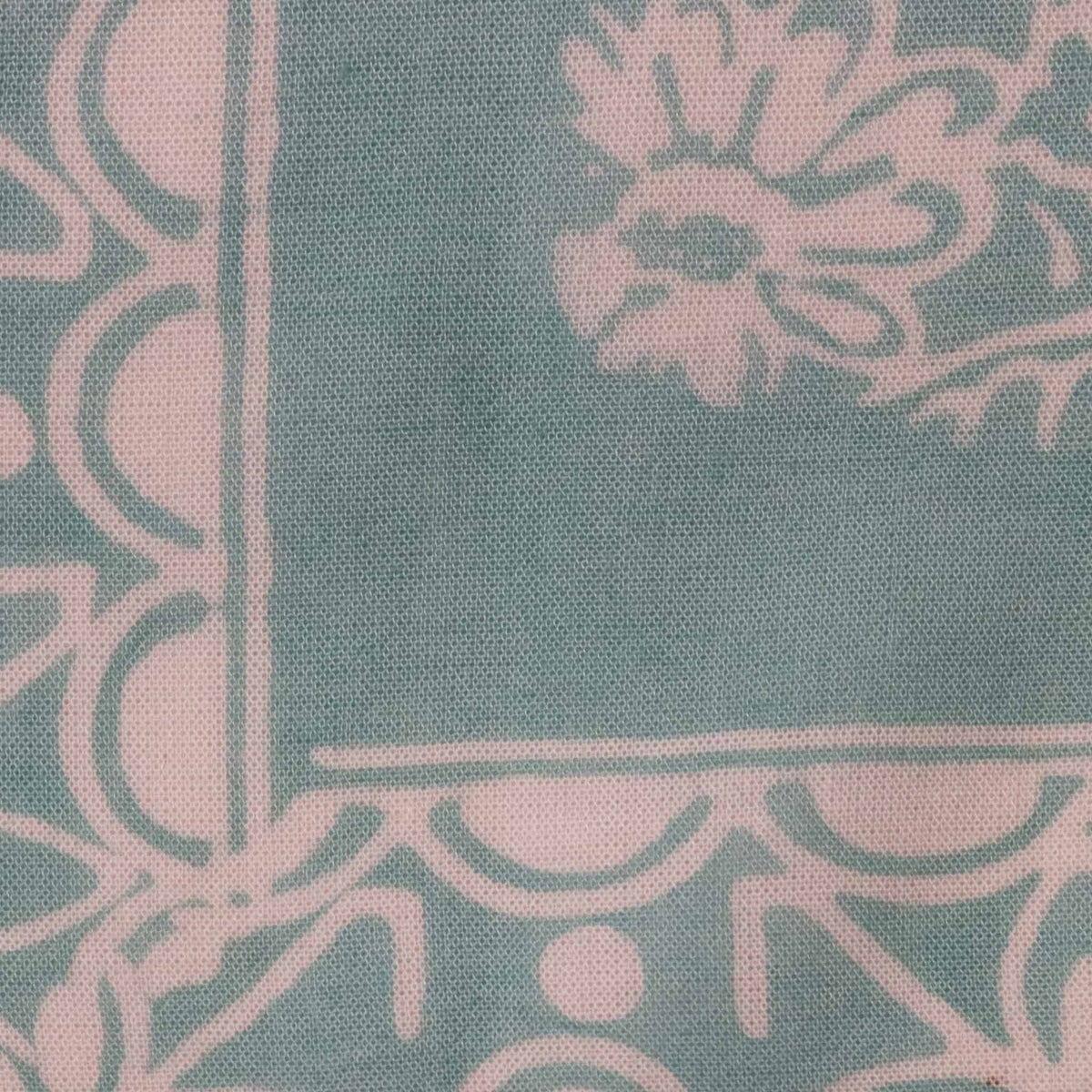 Fair trade turquoise batik bandana from Kasih Co-op