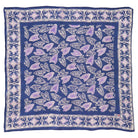 Blue Leaves batik cotton bandana