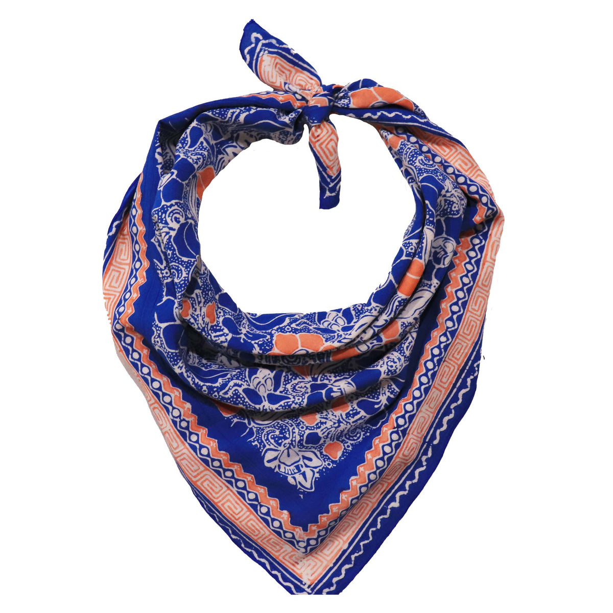 Fair trade Sunset Sky batik bandana from Kasih Co-op