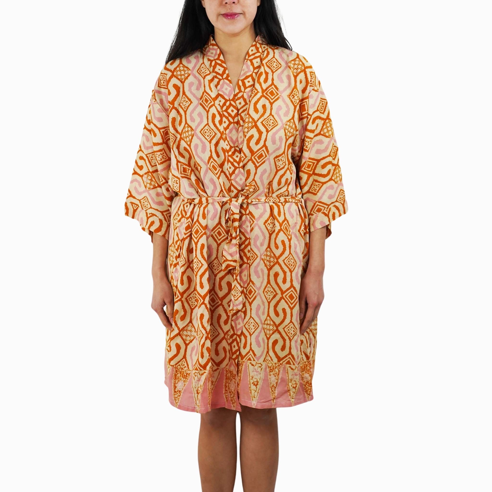 cotton robe kimono