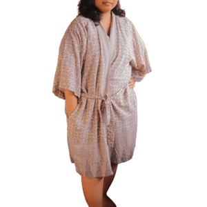 Handmade Batik Robe/ Kimono - Cotton Paris - Harmony