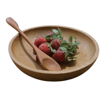 Load image into Gallery viewer, Teak wood Leaf Pattern Spoon