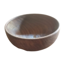 Load image into Gallery viewer, Teak wood bowl handmade in Indonesia small size 5.9&quot; x 2.3&quot;