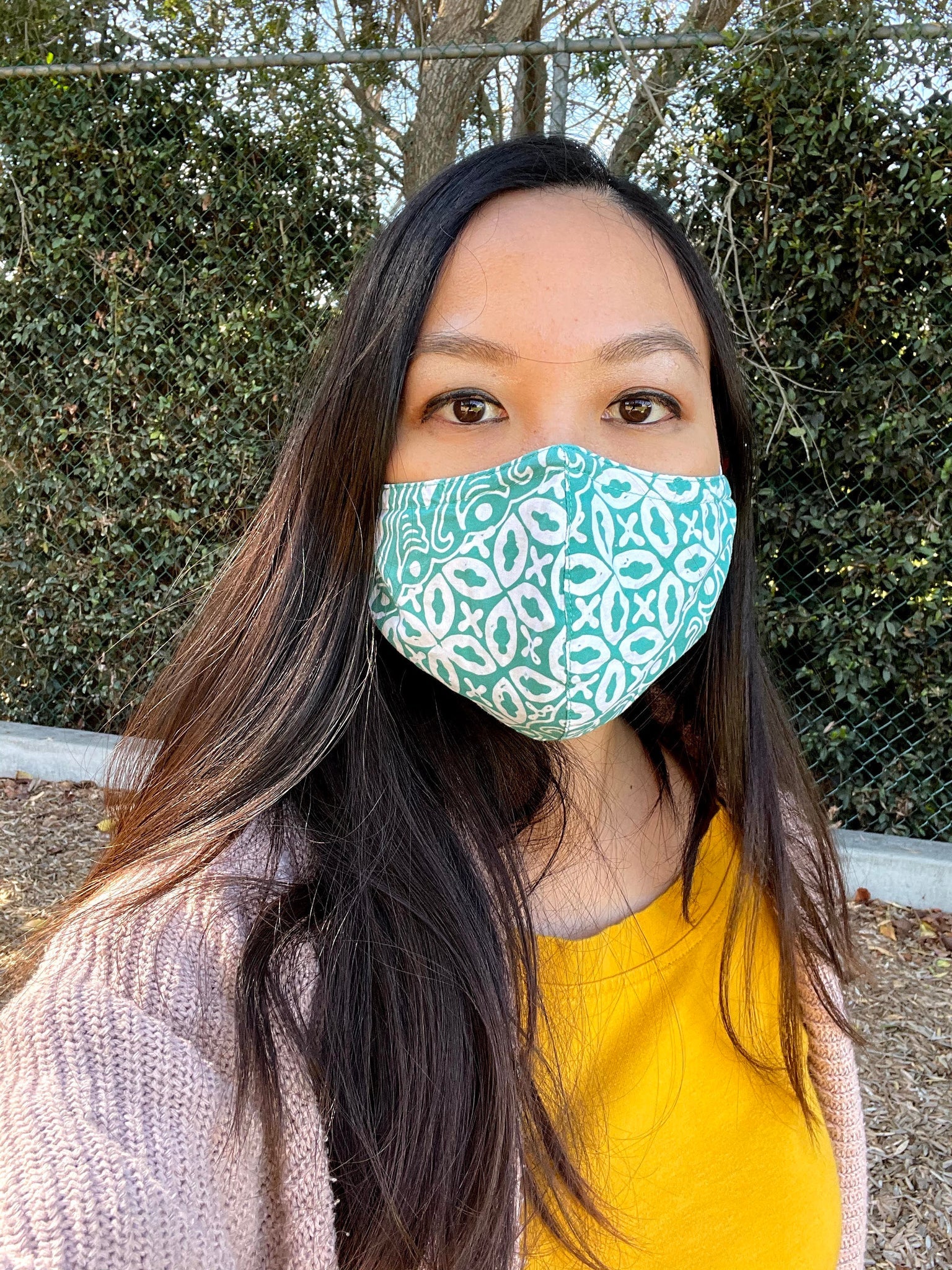 Royalty batik cotton face mask, Gili Collection