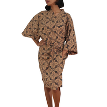 Load image into Gallery viewer, Handmade Batik Robe/ Kimono - Cotton - Harvest
