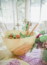Load image into Gallery viewer, Suar Wood Salad Bowl 12inches x 10inches x 7inches