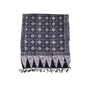 Handmade Batik Scarf - Cotton - Hibiscus