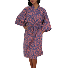 Load image into Gallery viewer, Handmade Batik Robe/ Kimono - Cotton - Mangosteen