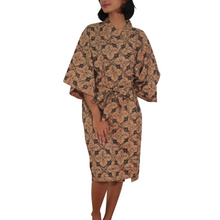 Load image into Gallery viewer, Handmade Batik Robe/ Kimono - Cotton - Harvest