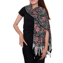 Load image into Gallery viewer, Batik Shawl/ Sarong/ Wrap - Cotton - Star