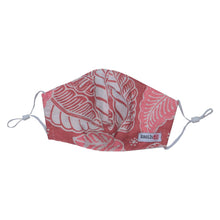 Load image into Gallery viewer, Kids Children Hand Dyed Indonesia Batik Face Covering 100% Cotton - Orange Leafy Paradise
